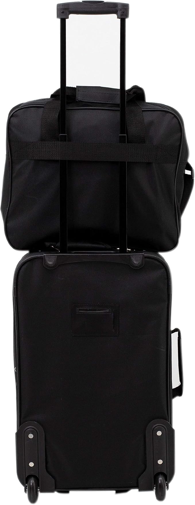 Travelers Club 3 Piece Bowman Luggage Set, Black Carry