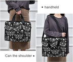 MNSRUU Laptop Bag for 15.6 inch Black Gothic Bats