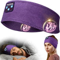 Perytong Sleep Headphones Bluetooth Headband - Yoga, Unisex, with Immersive Stereo Sound, 10 Hours Battery, Comfy Headband Material