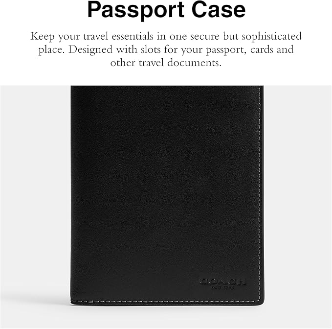 Passport Case in Natural Full-Grain Leather