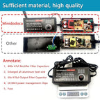 72W Power Supply Adjustable DC 3V ~ 36V Variable Universal Switching AC/DC Adapter Minidodoca AC to DC Converter with LED Voltage Display and 13 Tips, for 3V to 36V Household Electronics - 2000mA Max