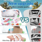 Iioscre Beach Bag for Women, Causal Hobo Pool Bags with Zipper Inner Pocket, Foldable Swim Tote Bag for Vacation Essentials