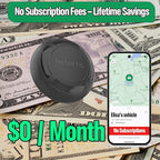 Magnetic Hidden GPS Tracker for Vehicles – 365 Days Battery Life, No Subscription, Car Tracker Device Hidden (Android Tracker)