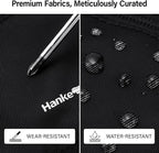 Hanke Passport Holder, Travel Wallet for Womens and Men, Neck Wallet Hidden Passport Pouch for Travel Adjustable Lightweight Thin with 6 compartments (Black)