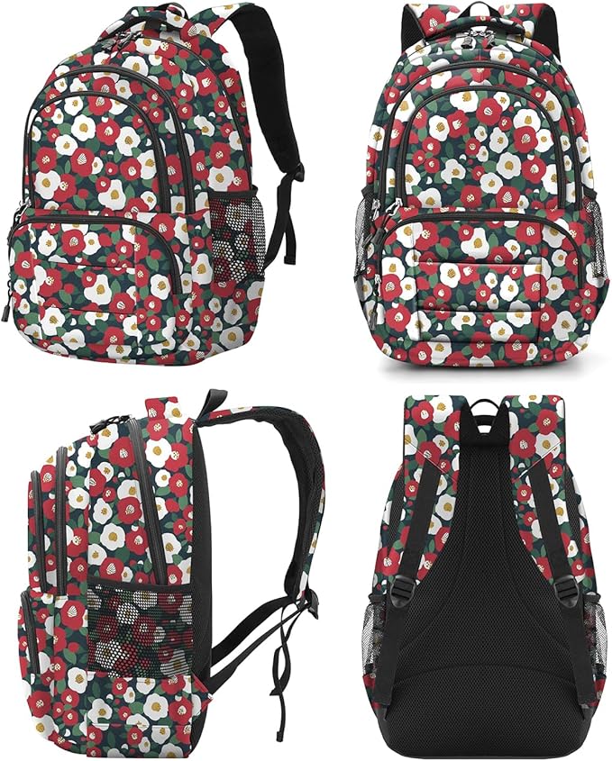 rickyh style School Backpack Travel Bag for Men & Women Lightweight College Back Pack with Laptop Compartmen