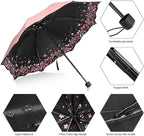 Sakura Umbrella-Windproof Anti Rain/Sun,Cherry Blossom Folding Umbrella