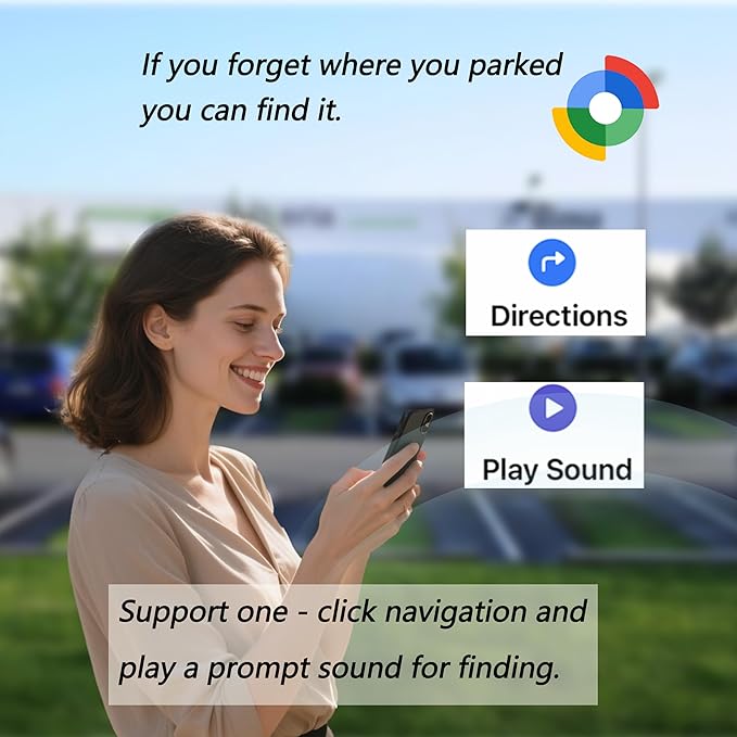 Android Find My Device Subscription-Free GPS Car Locator ，Super Magnetic! 365-Day Ultra-Long Battery Life! – Waterproof, Drop-Resistant, and Stealth Tracking.