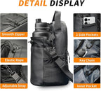 Magnetic Gym Bag for Women and Men, Magnetic Water Bottle Holder with Strap and Phone Pocket