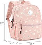 STEAMEDBUN Corduroy Toddler Backpack for Girls Boys 2-4, Kids Preschool Backpack for Kindergarten - Pink Sakura