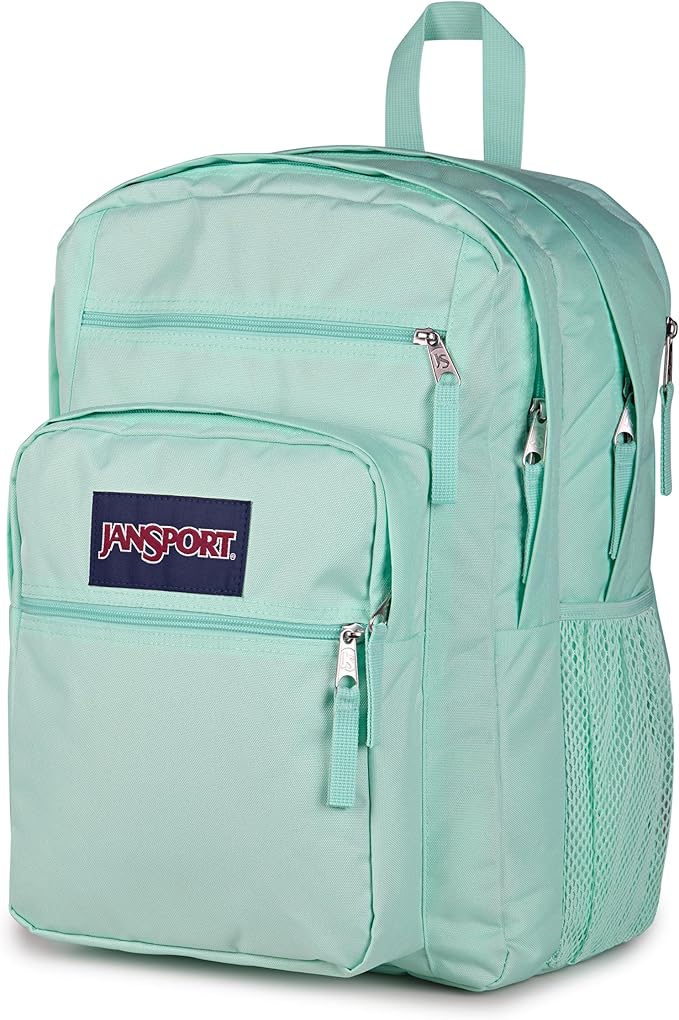JanSport Laptop Backpack - Computer Bag with 2 Compartments, Ergonomic Shoulder Straps, 15” Laptop Sleeve, Haul Handle - Magic Mint