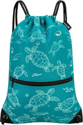 HOLYLUCK Drawstring Backpack Bag Sport Gym Sackpack