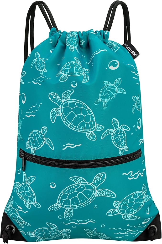HOLYLUCK Drawstring Backpack Bag Sport Gym Sackpack