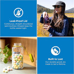 Nalgene 32 oz Wide Mouth Water Bottle | BPA-Free, Durable & Leak Proof, Lightweight Bottle for Hiking & Gym, Work & Travel