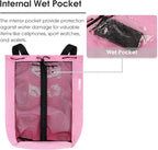 WANDF Swim Bag Mesh Drawstring Backpack Beach Backpack for Swimming, Gym, and Workout Gear