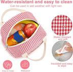 Bluboon Lunch Box for Women Cute Lunch Bag Reusable Insulated Lunch Bags Large Capacity Lunchbox Cooler for Work Picnic or Travel