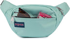 JanSport Fifth Avenue Fanny Pack Crossbody Bags for Women, Men - Stylish, Durable Waist Bag with Adjustable Belt, Main Zippered Pocket, Quick Stash Pocket - Travel Essentials - Black