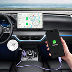 FUPYWP Car iPhone Carplay Cable, Car Charger Cord, USB A to Lightning Cable Fast Charging & Data Transfer for iPhone 14/13/12/11 Pro Max XR XS X 8 7 6 Plus SE Tangle-Free,3ft Purple