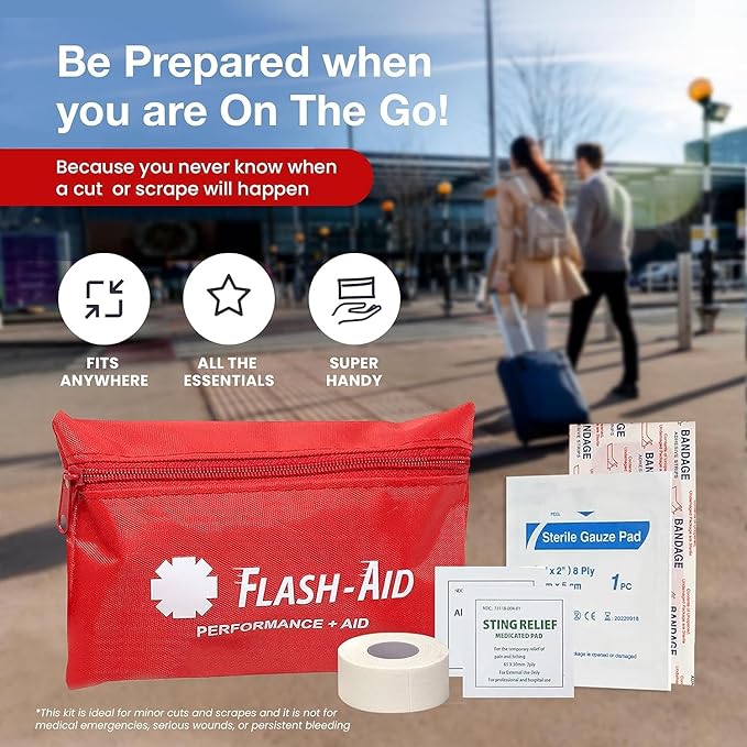 Bulk 240-Pack Mini First Aid Kits – Compact Travel IFAKs in Reusable Pouches – First Aid Supplies for Emergency Preparedness, Events, Corporate Safety, Classrooms, Schools, and Outreach Programs