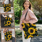 ANNA QUEEN Cat Tote Bag Shoulder Bag Handle Bag for Gym Yoga Picnic Beach Kitchen Reusable