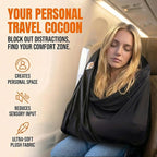 The Slyng Two Pack-Premium Travel Blanket System – Blanket Body Sling for Deep Plane Sleep | Full-Body Support, Breathable, Compact Carry-On Travel Essential for Long Flights and Car Road Trips