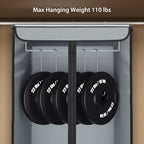Univivi Garment Bags for Hanging Clothes, Large Clothes Storage Bags Closet Organizer with Clear Window, Premium Hanging Garment Storage Bag for Suits, Coats, Dresses, 54", 2-Pack