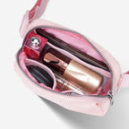 JSJ Mini Fanny Pack for Women & Men,Valentines Day Gifts for Girls Teens Kids Daughter Sister Her,Trendy Stuff Crossbody Bags Cute Everywhere Belt Bags.(Pink)