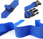 4Pcs Luggage Straps for Suitcase Travel Accessories TSA Approved, 80In Long Belts to Keep Your Suitcase Secure, Adjustable Bag Straps with Quick-Release Buckle for Travel Bag Closure, Blue