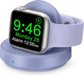 2026 Upgraded for Apple Watch Charger Magnetic Fast Charging Dock,Portable Wireless Charging Stand Compatible with iWatch Series Ultra/SE/11/10/9/8/7/6/5/4/3/2 Support Nightstand Mode-Purple