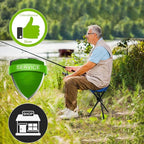 Travel Folding Camping Stool, Use Height 14" and Max Weight 210 lbs Outdoor Portable Party Chair Fishing Chair Seat for Camping Fishing Hiking Gardening and Beach Painting