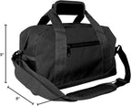 DALIX 14" Small Duffle Bag Two Toned Gym Travel Bag