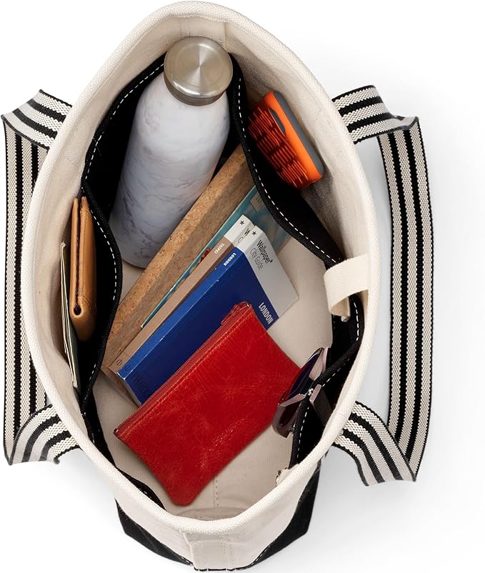 Lands' End Open Top Canvas Tote Bag