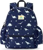STEAMEDBUN Corduroy Kids Backpack for Boys and Girls 5-8: Boys Backpack for Elementary Kindergarten - 15 inch Cute Backpacks for Kids - Dinosaur