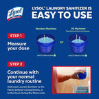 Lysol Disinfectant Laundry Sanitizer & Scent Booster, Detergent Additive, Color Safe Bleach Alternative, Odor Eliminator, Kills Bacteria & Viruses, Crisp Linen Scent, 41 Fl Oz Liquid (Pack of 2)