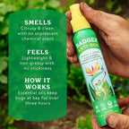 Badger Bug Spray, Family Friendly All Natural Mosquito Repellent w/Organic Essential Oils, Great Smelling Citronella Spray, Effective for 3 Hours, Combo 2-Pack 4 fl oz + 2.7 fl oz