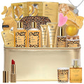 25 Pcs Mother's Day Gift, Honey & Almond Bath & Body Gift Set for Women, Hydrating Skin Care Kit, Spa Gift, Cosmetic Bag, Necklace, Anniversary, Christmas, Birthday, Valentines, Wife