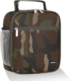 Lovoeo Lunch box Lunch bag for men women Insulated Lunchbox Lunch bags for Work Picnic Travel (Green camo)