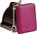 FurArt Zipper Wallet Women, RFID Blocking Credit Card Wallet, Business Card Holder, Compact Size KeyChain Wallet