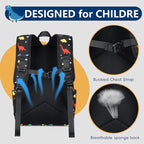 CAMTOP Preschool Backpack for Kids Boys Girls Toddler Backpack Kindergarten School Bookbags for Age 3-8 (Colorful Dinosaur)