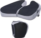 Travel Seat Cushion for Airplane, Foldable Hemorrhoid Pillows for Sitting, Airplane Seat Cushion for Long Flights, Stadium Pillow for Bleachers Long Sitting