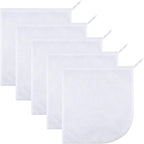 BaHoki Essentials Lightweight Mesh Produce Bags - Reusable, Washable, and Breathable - for Grocery, Fruits, Vegetables, and Home Storage - 5 Pack