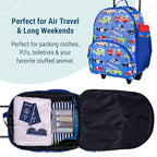 Wildkin Kids Rolling Luggage – Carry-On Size for School & Overnight Travel