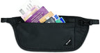 Pacsafe Coversafe V100 Anti-Theft RFID Blocking Waist Wallet, Black
