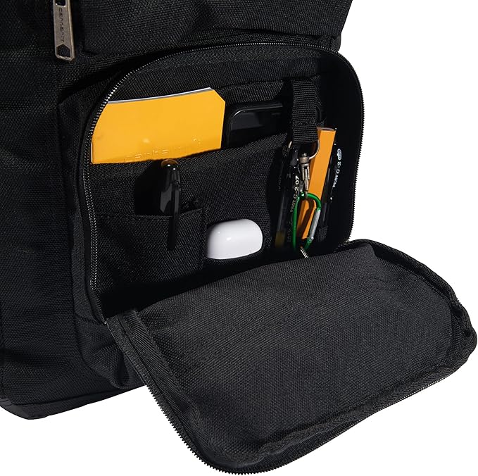 Carhartt 27L Single-Compartment Backpack, Durable Pack with Laptop Sleeve and Duravax Abrasion Resistant Base, Black
