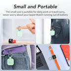 HUOTO for Portable Apple Watch Charger, Mini Purse Keychain 1200mAh iWatch Charger Power Bank Wireless Battery Pack Travel Smart Watch Chargers for Apple Watch Series 11 10 9 8 7 6 5 4 3 2 SE Ultra 2