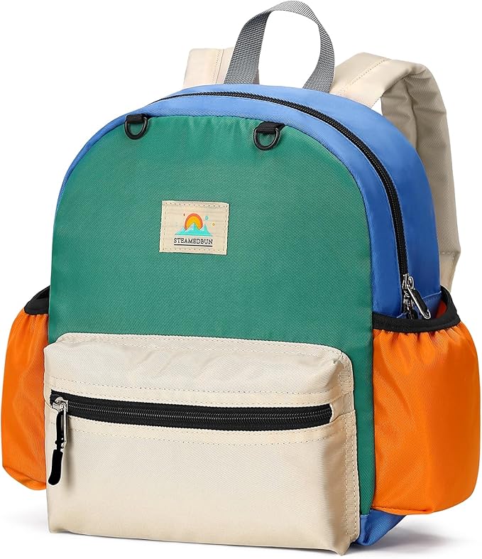 STEAMEDBUN Toddler Backpack for Boys 2-4: Kids Backpack Boys Girls - Preschool Kindergarten Daycare Backpacks - 12 inch