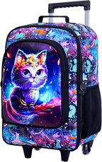 WZLVO Kids Luggage for Boys and Girls, Cute Dinosaur Unicorn Rolling Wheels Suitcase for Toddler Children