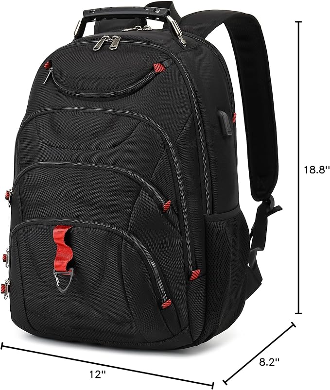 Boavan Vacuum Seal Backpack for Travel with Pump, 55L Large Bag with Zipper‑Off Detachable Vacuum Compression Bag Waterproof Carry On Large Travel Bag for Airline，Bags and Backpack Used Independently