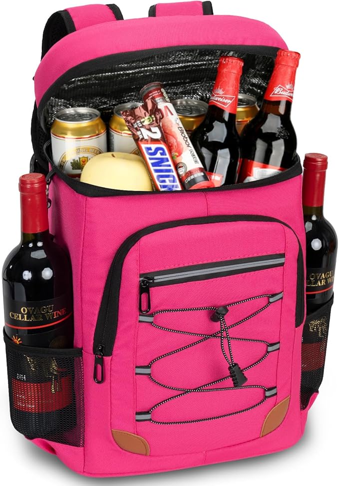 Backpack Cooler Insulated Leak Proof, Lightweight Soft Sided Cooler Backpack for Men Women, Waterproof Beach Cooler Bag Lunch Backpack for Camping Hiking Picnic Fishing Travel Outdoor