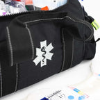 Lightning X Products Lightning X Pre-Stocked EMS/EMT Trauma Kit w/Large First Responder Bag & 256 Aid Medical Supplies - Black