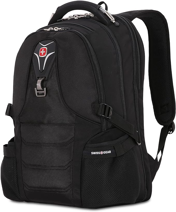 SwissGear 2769 ScanSmart Laptop Backpack, Fits Most 16 Inch Laptops, TSA Friendly, Work, School, Men's and Women's, Black